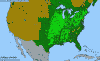 National distribution map