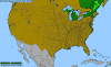 National distribution map