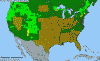National distribution map