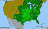 National distribution map