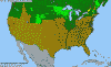 National distribution map