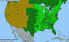 National distribution map