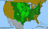 National distribution map