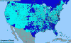 National distribution map