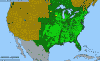 National distribution map