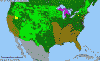 National distribution map