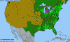 National distribution map