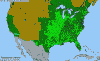 National distribution map