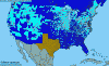National distribution map
