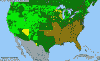 National distribution map