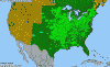 National distribution map
