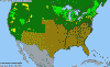 National distribution map
