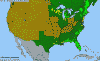 National distribution map