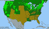 National distribution map