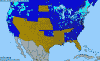 National distribution map