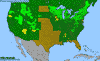 National distribution map
