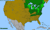 National distribution map