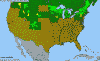 National distribution map