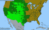 National distribution map