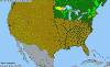 National distribution map