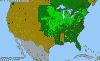 National distribution map