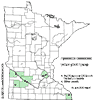 Minnesota county distribution map