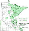 Minnesota county distribution map