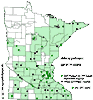 Minnesota county distribution map