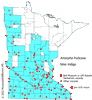 Minnesota county distribution map
