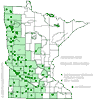 Minnesota county distribution map
