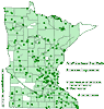Minnesota county distribution map