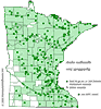 Minnesota county distribution map