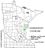 Minnesota county distribution map