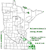 Minnesota county distribution map