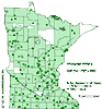 Minnesota county distribution map