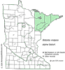 Minnesota county distribution map