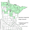 Minnesota county distribution map