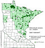 Minnesota county distribution map