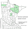 Minnesota county distribution map
