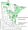 Minnesota county distribution map