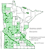 Minnesota county distribution map