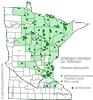 Minnesota county distribution map