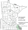 Minnesota county distribution map