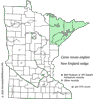 Minnesota county distribution map