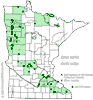 Minnesota county distribution map