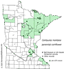 Minnesota county distribution map