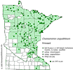 Minnesota county distribution map