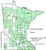 Minnesota county distribution map