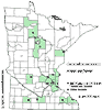 Minnesota county distribution map