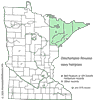 Minnesota county distribution map